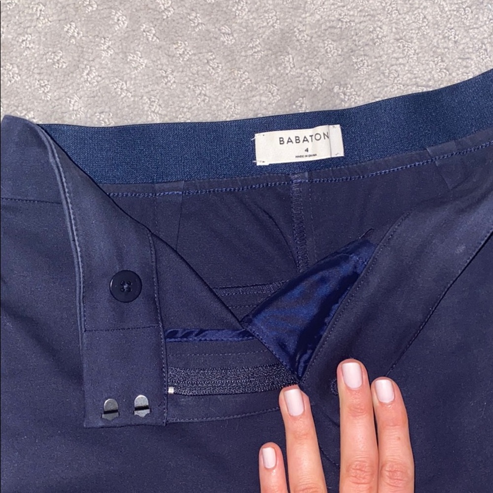 ARTIZIA BABATON Navy Pant Size 4 - Picture 3 of 5